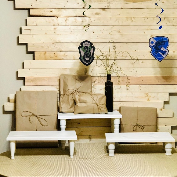 Customized Shabby Chic/ Farmhouse Pedestal Stand - Picture 3 of 5